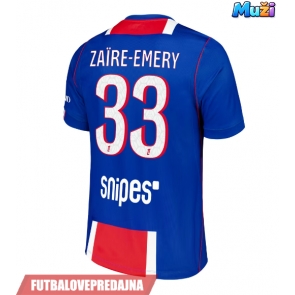 Lacne Muži Futbalové dres Paris Saint-Germain Warren Zaire-Emery #33 2026-27 Krátky Rukáv - Domáci